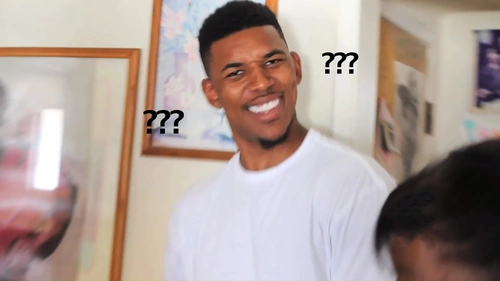 Confused Nick Young